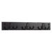 Winston Porter Tilghman Wall Mounted Coat Rack Wood/Metal in Black | 2.25 H x 15 W x 1.75 D in | Wayfair 21DF28741A0949DF9CA88CF63E26F9E6