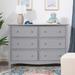 DaVinci Kalani 6 Drawer 47" W Double Dresser in Gray | 34 H x 47 W x 21.5 D in | Wayfair M5529G