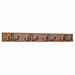 Winston Porter Tilford Wall Mounted Coat Rack Wood/Metal in Brown | 2.25 H x 20 W x 1.75 D in | Wayfair 4631D3DF7E8D4111B3B8793DD8B9546B