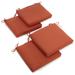 Charlton Home® Indoor Outdoor Chair Cushion Polyester/Cotton Blend in Red/Orange/White | 3 H x 20 W in | Wayfair CD35E2028C864A678CDA3BF8C42514C8
