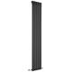 Hudson Reed - Radiateur Design Delta - Vertical Noir 178 cm x 35 cm x 4.6 cm 825 Watts