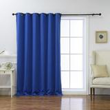 Alcott Hill® Scarsdale Solid Blackout Thermal Grommet Single Curtain Panel Polyester in Green/Blue | 80" W x 96" L | Wayfair ACOT4343 38139454