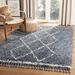 Gray/White 1.96 in Indoor Area Rug - Wrought Studio™ Haverly Shag Area Rug | 1.96 D in | Wayfair 6A9F55484F2248CDBB5069F6C8BAF8ED