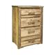 Loon Peak® Homestead Collection 4-Drawer Pine Chest Wood in Brown/Green | 42 H x 32 W x 21 D in | Wayfair D5D2EDA7544943B29F2059BE7CE18B89