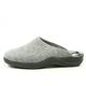 Rohde 2309 Vaasa-D Schuhe Damen Hausschuhe Pantoffeln Filz Weite G, Größe:39 EU, Farbe:Grau