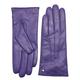 YISEVEN Women's Touchscreen Sheepskin Leather Gloves Dress Knot Wool Lined Stylish Elegant Warm Fleece Fur Heated Lining Winter Ladies Leather Gloves Driving Work Xmas Gifts, Purple Large/7.5"