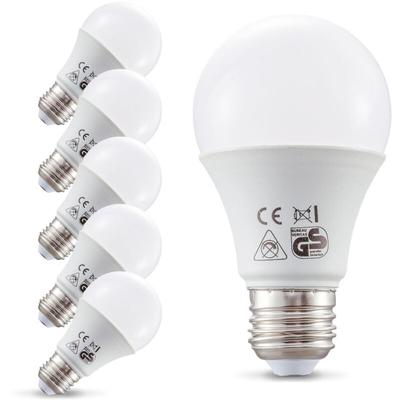 Led Glühbirne E27 5er Set - 9W, 806lm, 2700K warmweiß, weiß Image