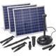 Solar Teichpumpe 150W 5000l/h Solarpumpe Wasserspiel Pumpe Teich Esotec 101919