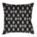 Latitude Run® Avicia Indoor/Outdoor Throw Pillow Polyester/Polyfill blend in Black | 20 H x 20 W x 3 D in | Wayfair