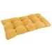 Winston Porter Indoor Bench Cushion Polyester in Orange/Yellow/Brown | 5 H x 42 W in | Outdoor Furniture | Wayfair 9CBDF2E3DD014CA2BD4AF75752A2928B