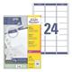 2400er-Pack Adress-Etiketten mit ultragrip »L7159-100« weiß, Avery Zweckform