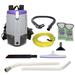 ProTeam Pro 6 Backpack Vacuum #107308 with 1.5 inch Xover Floor Tool Kit B #107098