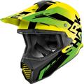 Shark Varial Anger Motocross Helmet Casco Motocross, verde-giallo, dimensione M