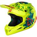 Leatt GPX 4.5 V22 Casco motocross, blu-giallo, dimensione XL