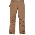 Carhartt Straight Fit Stretch Duck Pantaloni, marrone, dimensione 40