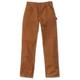 Carhartt Firm Duck Double-Front Work Dungaree Hose, braun, Größe 33