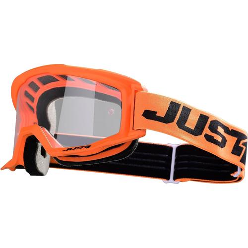 Just1 Vitro Motocross Brille, schwarz-orange