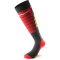 Lenz Skiing 5.0 Chaussettes, noir-rouge, taille 39 40 41