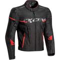 Ixon Sirocco Veste textile de moto, noir-rouge, taille M