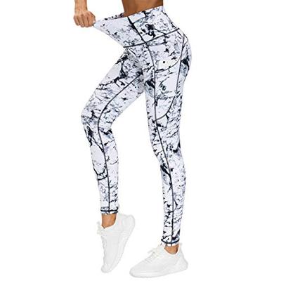Hiking THE GYM PEOPLE Tummy Control Workout Leggings with Pockets High Waist Athletic Yoga Pants for Women Running 