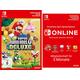 New Super Mario Bros. U Deluxe [Switch Download Code] + Switch Online 3 Monate [Download Code]