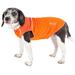Active Aero-Pawlse Heathered Orange Quick-Dry Dog Tank Top T-Shirt, Medium