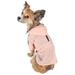 Torrential Shield Waterproof Adjustable Peach Dog Windbreaker Raincoat, X-Small, Pink