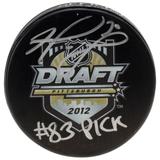 Matt Murray Pittsburgh Penguins Autographed 2012 NHL Draft Logo Hockey Puck with "#83 Pick" Inscription