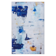 Teppich Bunt 140 x 200 cm Kurzflor aus Polyester mit abstraktem Muster Rechteckig Modern