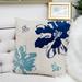 Bayou Breeze Matson Indoor/Outdoor Square Pillow Cover & Insert Polyester/Polyfill blend in Blue | 20 H x 0 W in | Wayfair