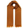 likemary Mens Scarf Merino Pure Wool Travel Blanket Scarf Oversize Muffler Fairtrade in Handwoven Hertitage Herringbone Ethical Gift Yellow Brown