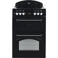 Leisure Classic 60cm Double Oven Electric Cooker with Ceramic Hob - Black