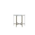 Gabby Clarissa End Table Glass in Brown/Gray/White | 24.25 H x 24.25 W x 24.25 D in | Wayfair SCH-161125