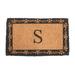 Charlton Home® Stansfield Handmade Monogram Outdoor Door Mat Coir | Rectangle 2'6" x 4' | Wayfair 522F33CAFC57409B8B13B642802AF1BE