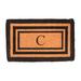 Charlton Home® Stansfield Handmade Monogram Fiber Outdoor Door Mat Coir | Rectangle 2'6" x 4' | Wayfair 25B3009532BD4F7EB203AE585BFF1603