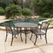 Fleur De Lis Living Ralls Round 4 - Person 48" Long Aluminum Outdoor Dining Set Metal | Wayfair 45255CA4BE7B4377994DB5380EF79F3C