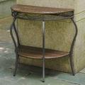 Lark Manor™ Arvi Metal Buffet & Console Table Wicker/Rattan in Brown | 30 W x 15 D in | Outdoor Furniture | Wayfair