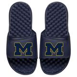Men's ISlide Navy Michigan Wolverines Primary Logo Slide Sandals