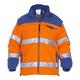 Hydrowear 04026011F Fulda EN 471 Fleece-Jacke aus Toptex Orange/Royalblau Größe XXL