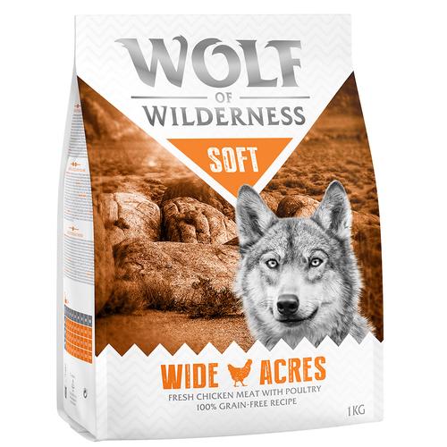 5kg Soft Wide Acres Huhn Wolf of Wilderness Hundefutter trocken