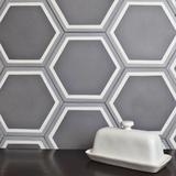 Merola Tile Cemento 8" x 9" Cement Concrete Look Wall & Floor Tile Cement in Gray | 9 H x 7.88 W x 0.63 D in | Wayfair WFFVBCHOST