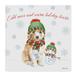 The Holiday Aisle® 'Holiday Paws IV' Drawing Print on Wrapped Canvas in Green/Red | 14 H x 14 W x 2 D in | Wayfair E504C95FC9194ABD8DAF5AC08FAD5901