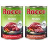 Rocco Menù 24 x 400 g - Mix: Agnello con Verdure & Riso e Manzo con Verdure e Riso