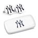 Men's White New York Yankees Cufflinks and Cushion Money Clip Gift Set