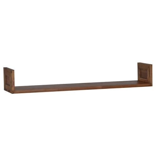 MiaMöbel Wandregal 150cm Massivholz Teak Modern Indien Indisch