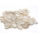 Margo Garden Products Rainforest Random Sized Natural Stone Pebbles Mosaic Wall & Floor Tile Natural Stone in Gray/White | 0.47 D in | Wayfair