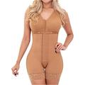 Sonryse 086BF Tummy Control Shapewear Body Shaper l Fajas Colombianas Mocha XS