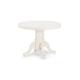 Julian Bowen Stanmore Extending Dining Table, Ivory