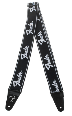 Fender Running Logo Strap BW