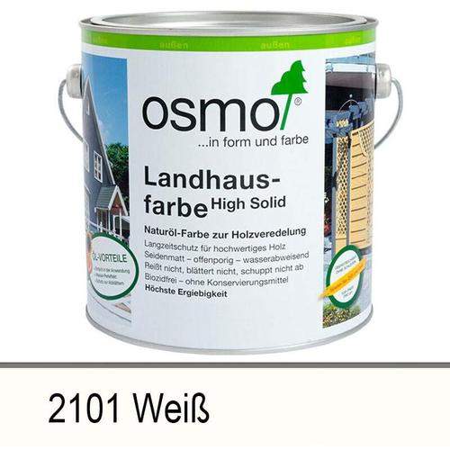 Osmo - 2101 Landhausfarbe Weiß 2,5 Ltr